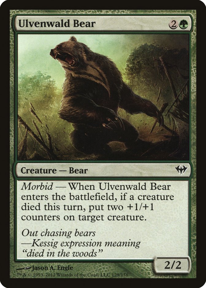 Ulvenwald Bear [Dark Ascension] | L.A. Mood Comics and Games