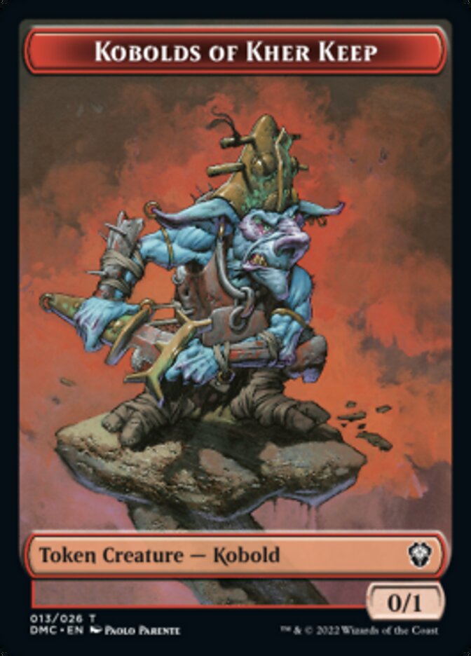 Saproling // Kobolds of Kher Keep Double-Sided Token [Dominaria United Tokens] | L.A. Mood Comics and Games