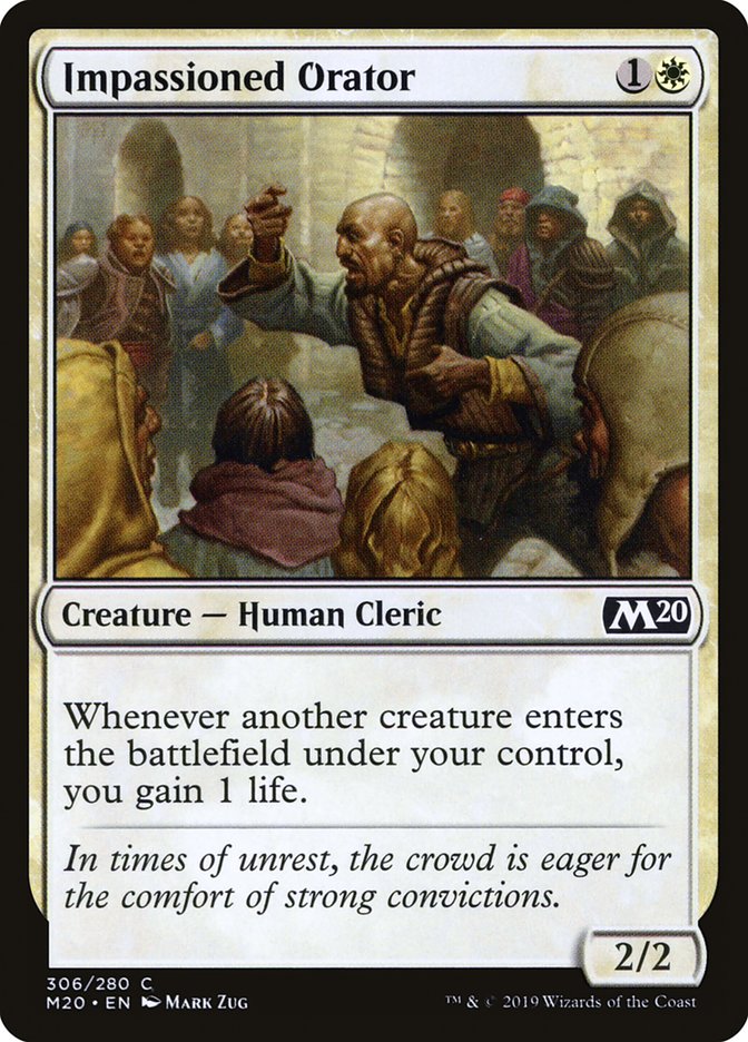 Impassioned Orator [Core Set 2020] | L.A. Mood Comics and Games