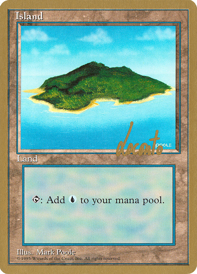 Island (ml367) (Michael Loconto) [Pro Tour Collector Set] | L.A. Mood Comics and Games