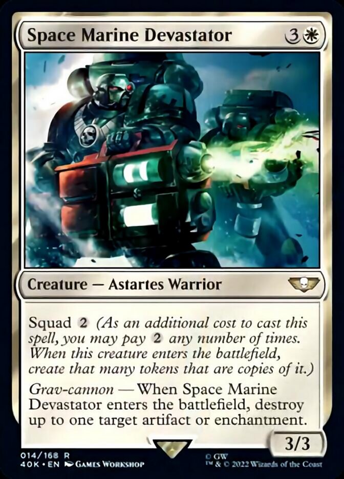 Space Marine Devastator (Surge Foil) [Warhammer 40,000] | L.A. Mood Comics and Games