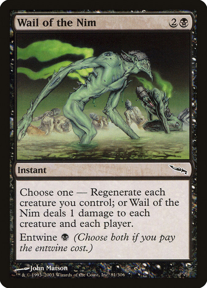 Wail of the Nim [Mirrodin] | L.A. Mood Comics and Games