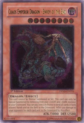 Chaos Emperor Dragon - Envoy of the End [DPKB-EN016] Ultimate Rare | L.A. Mood Comics and Games