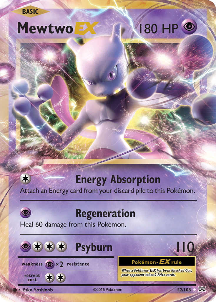 Mewtwo EX (52/108) [XY: Evolutions] | L.A. Mood Comics and Games