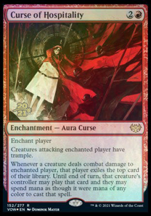Curse of Hospitality [Innistrad: Crimson Vow Prerelease Promos] | L.A. Mood Comics and Games