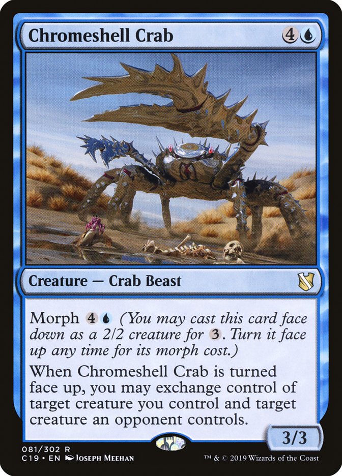 Chromeshell Crab [Commander 2019] | L.A. Mood Comics and Games