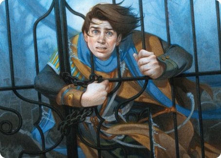 Locked in the Cemetery Art Card [Innistrad: Midnight Hunt Art Series] | L.A. Mood Comics and Games