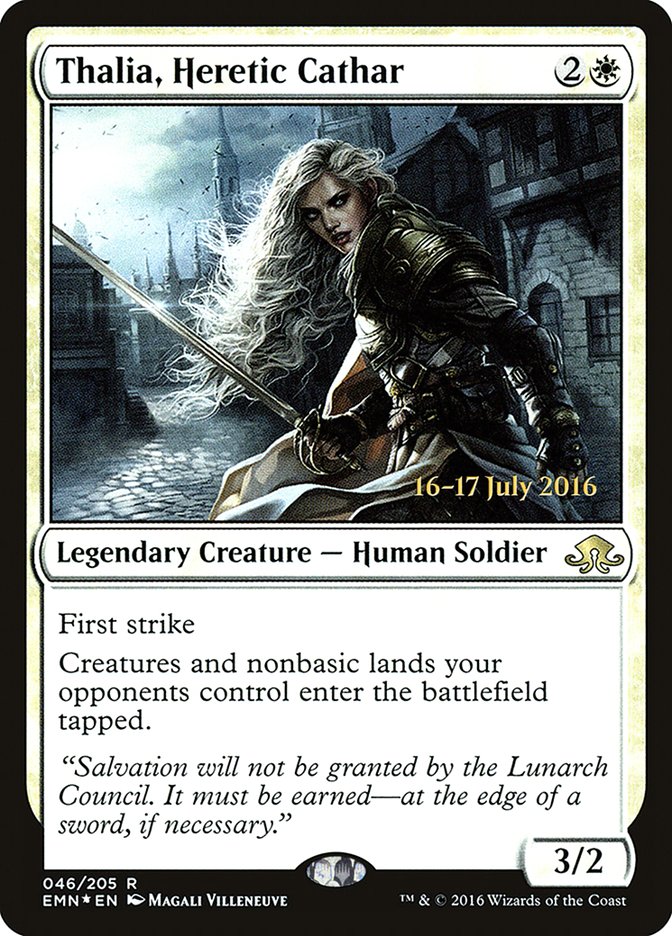 Thalia, Heretic Cathar [Eldritch Moon Prerelease Promos] | L.A. Mood Comics and Games