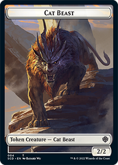 Insect // Cat Beast Double-Sided Token [Starter Commander Decks] | L.A. Mood Comics and Games
