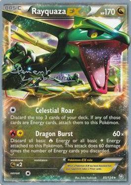 Rayquaza EX (85/124) (Anguille Sous Roche - Clement Lamberton) [World Championships 2013] | L.A. Mood Comics and Games