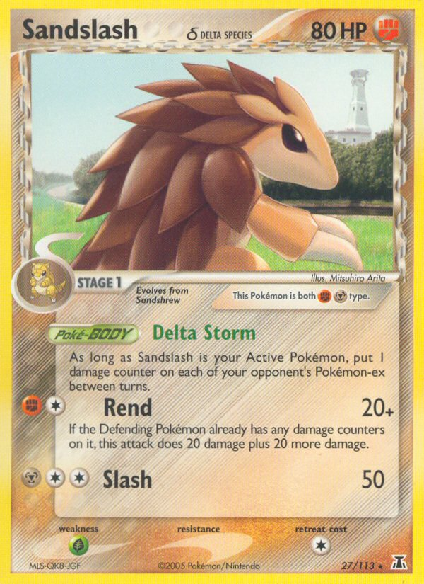 Sandslash (27/113) (Delta Species) [EX: Delta Species] | L.A. Mood Comics and Games