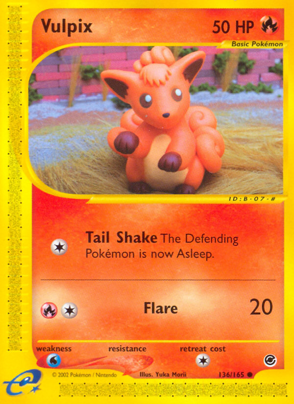 Vulpix (136/165) [Expedition: Base Set] | L.A. Mood Comics and Games