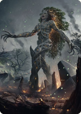 Titania, Gaea Incarnate Art Card [The Brothers' War Art Series] | L.A. Mood Comics and Games