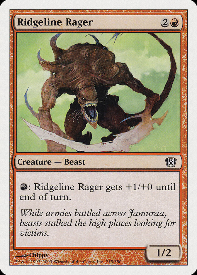 Ridgeline Rager [Eighth Edition] | L.A. Mood Comics and Games