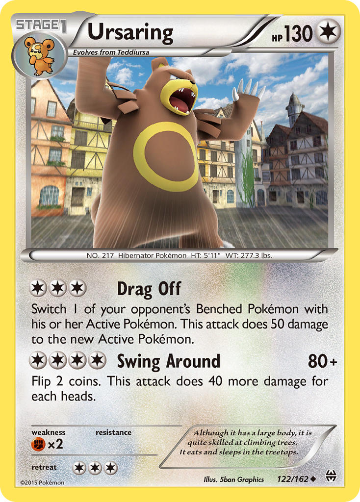 Ursaring (122/162) [XY: BREAKthrough] | L.A. Mood Comics and Games