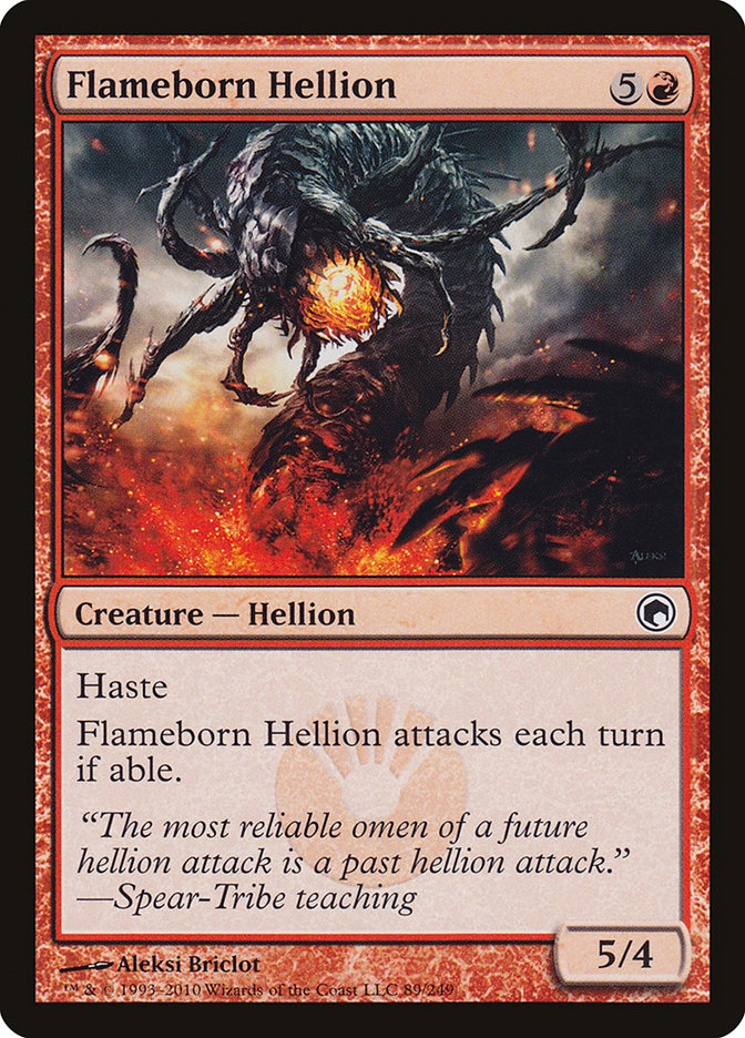 Flameborn Hellion [Scars of Mirrodin] | L.A. Mood Comics and Games