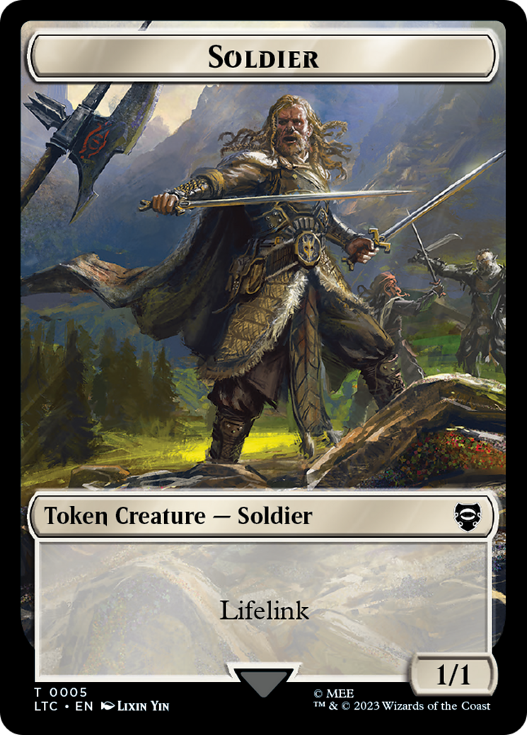 Soldier // Food Token [The Lord of the Rings: Tales of Middle-Earth Commander Tokens] | L.A. Mood Comics and Games