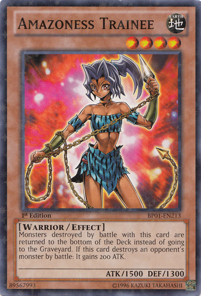 Amazoness Trainee [BP01-EN213] Starfoil Rare | L.A. Mood Comics and Games