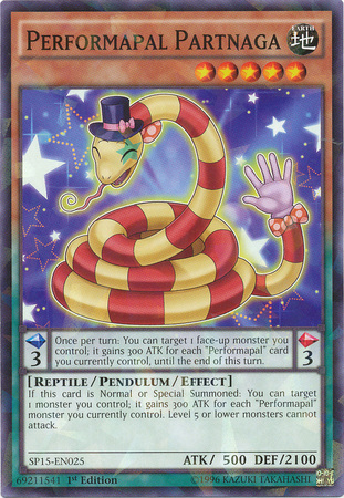 Performapal Partnaga [SP15-EN025] Shatterfoil Rare | L.A. Mood Comics and Games