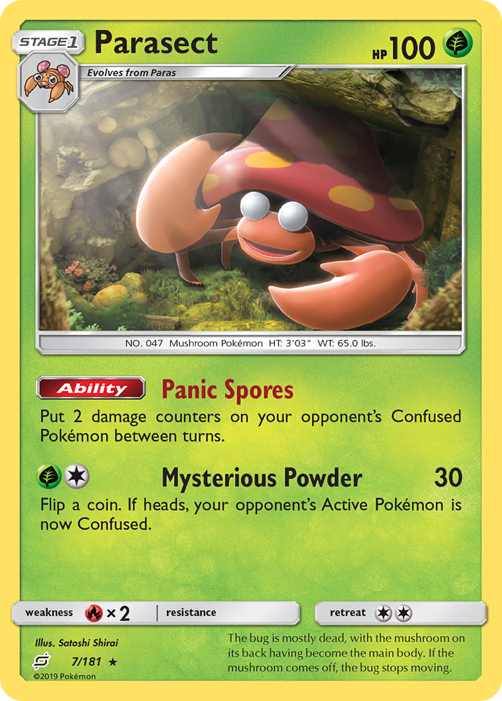 Parasect (7/181) [Sun & Moon: Team Up] | L.A. Mood Comics and Games