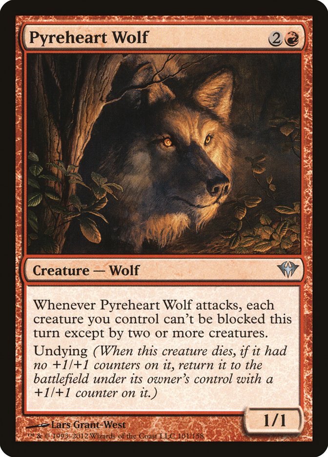Pyreheart Wolf [Dark Ascension] | L.A. Mood Comics and Games