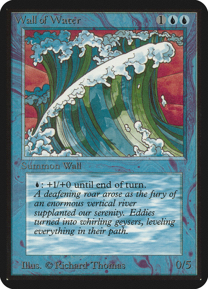 Wall of Water [Alpha Edition] | L.A. Mood Comics and Games
