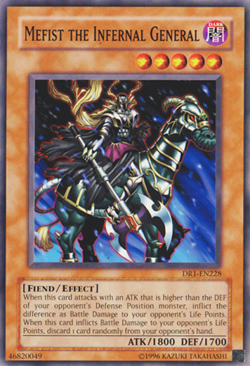 Mefist the Infernal General [DR1-EN228] Common | L.A. Mood Comics and Games