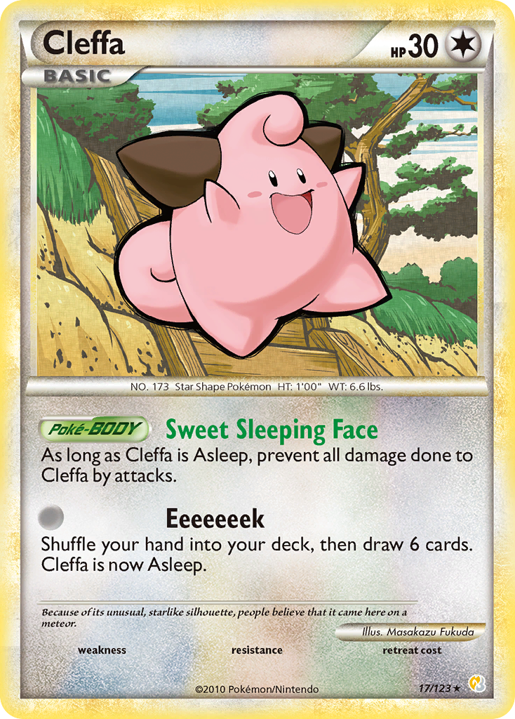 Cleffa (17/123) [HeartGold & SoulSilver: Base Set] | L.A. Mood Comics and Games