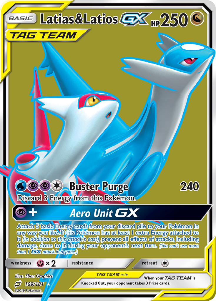 Latias & Latios GX (169/181) [Sun & Moon: Team Up] | L.A. Mood Comics and Games