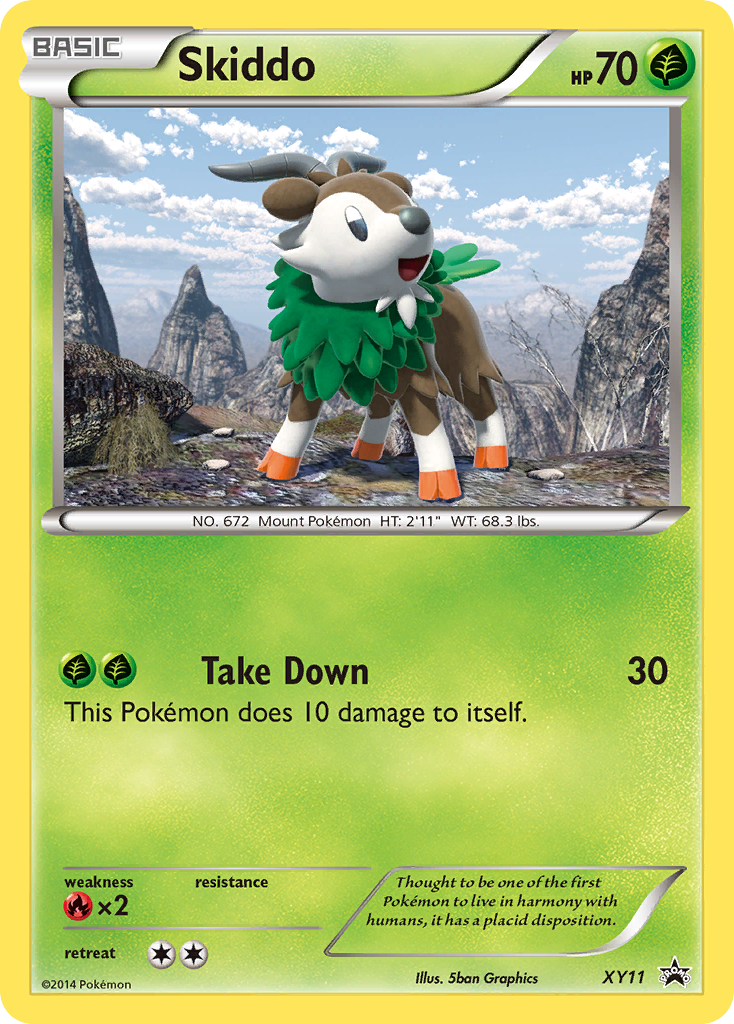 Skiddo (XY11) [XY: Black Star Promos] | L.A. Mood Comics and Games