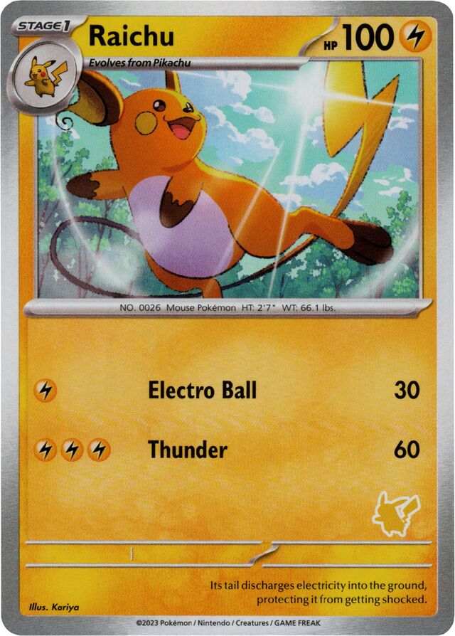 Raichu [My First Battle] | L.A. Mood Comics and Games