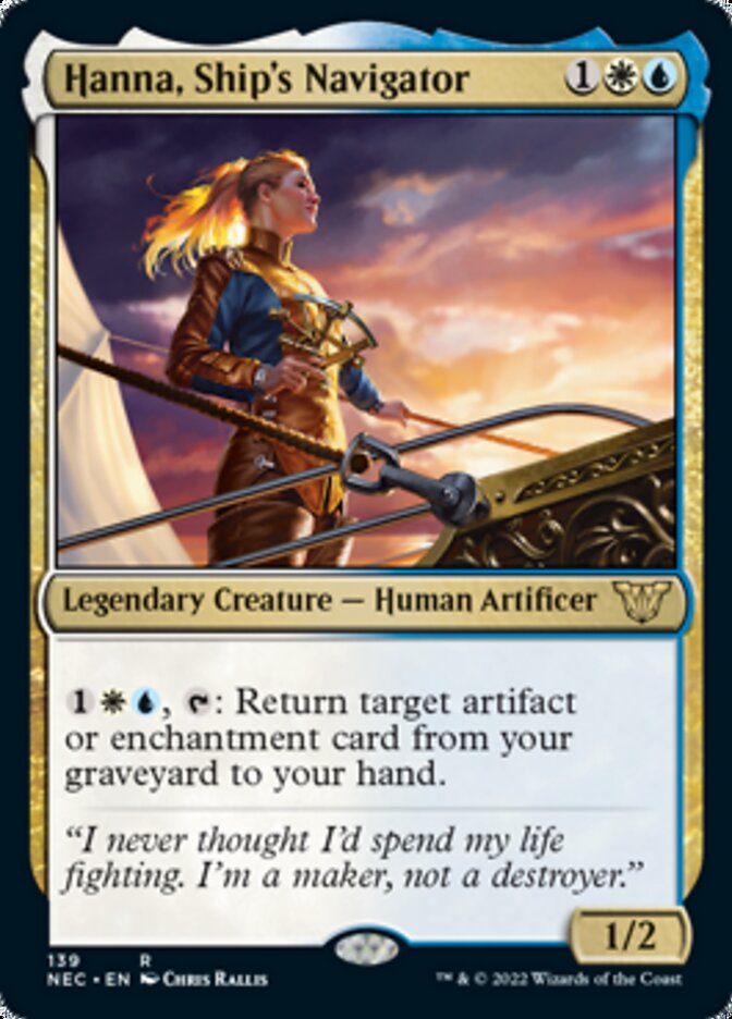 Hanna, Ship's Navigator [Kamigawa: Neon Dynasty Commander] | L.A. Mood Comics and Games