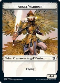 Angel Warrior // Copy Double-Sided Token [Zendikar Rising Tokens] | L.A. Mood Comics and Games