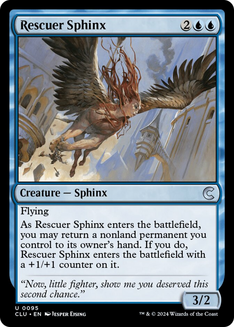 Rescuer Sphinx [Ravnica: Clue Edition] | L.A. Mood Comics and Games