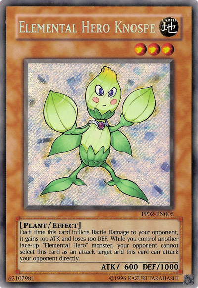 Elemental Hero Knospe [PP02-EN005] Secret Rare | L.A. Mood Comics and Games