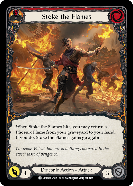 Stoke the Flames [UPR100] (Uprising)  Rainbow Foil | L.A. Mood Comics and Games