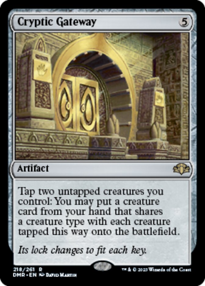 Cryptic Gateway [Dominaria Remastered] | L.A. Mood Comics and Games