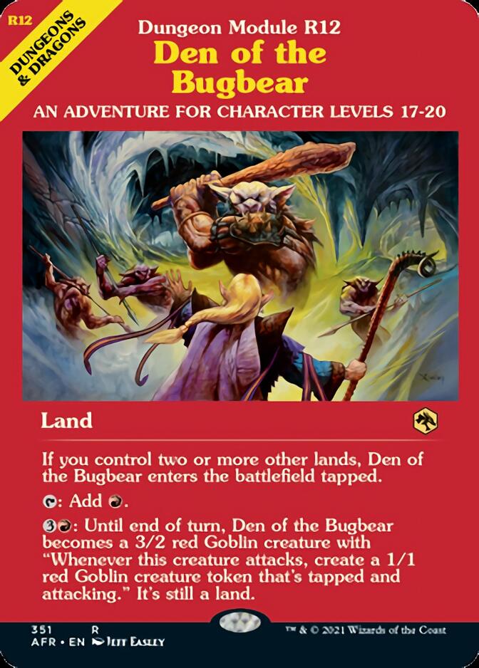 Den of the Bugbear (Dungeon Module) [Dungeons & Dragons: Adventures in the Forgotten Realms] | L.A. Mood Comics and Games