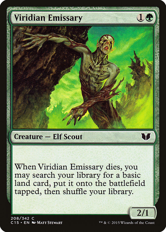 Viridian Emissary [Commander 2015] | L.A. Mood Comics and Games