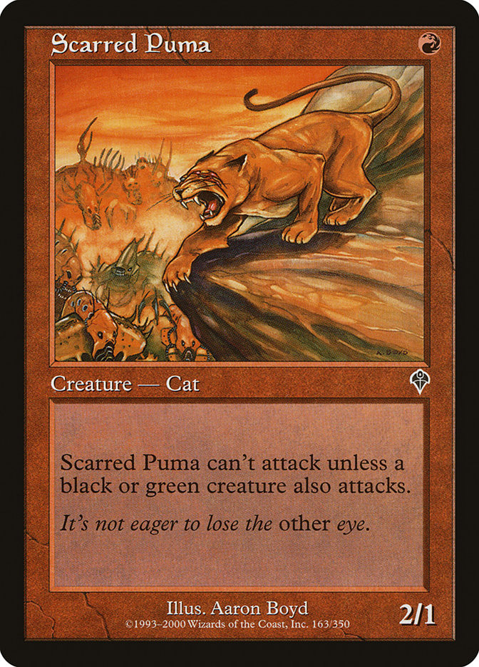 Scarred Puma [Invasion] | L.A. Mood Comics and Games