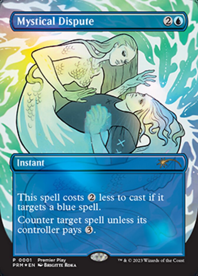 Mystical Dispute (Borderless Alternate Art) [Regional Championship Qualifiers 2023] | L.A. Mood Comics and Games