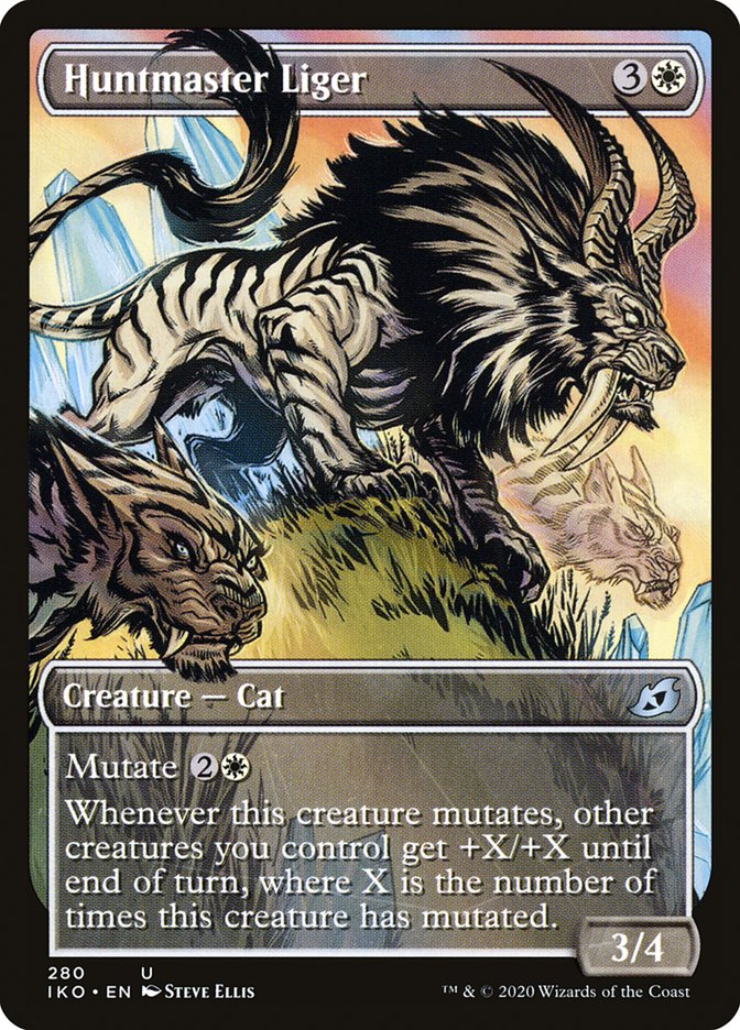 Huntmaster Liger (Showcase) [Ikoria: Lair of Behemoths] | L.A. Mood Comics and Games