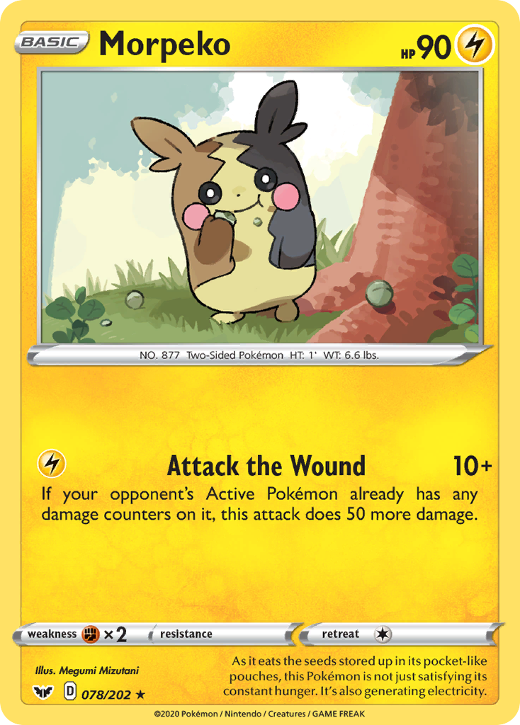 Morpeko (078/202) [Sword & Shield: Base Set] | L.A. Mood Comics and Games