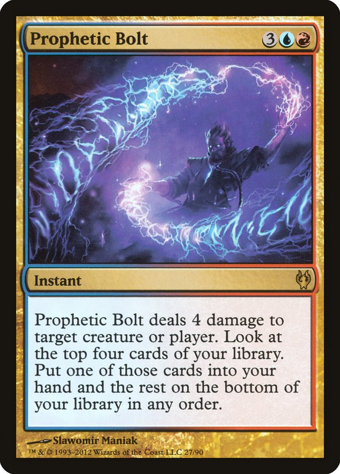 Prophetic Bolt [Duel Decks: Izzet vs. Golgari] | L.A. Mood Comics and Games