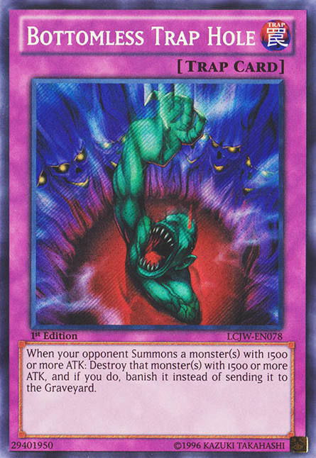 Bottomless Trap Hole [LCJW-EN078] Secret Rare | L.A. Mood Comics and Games