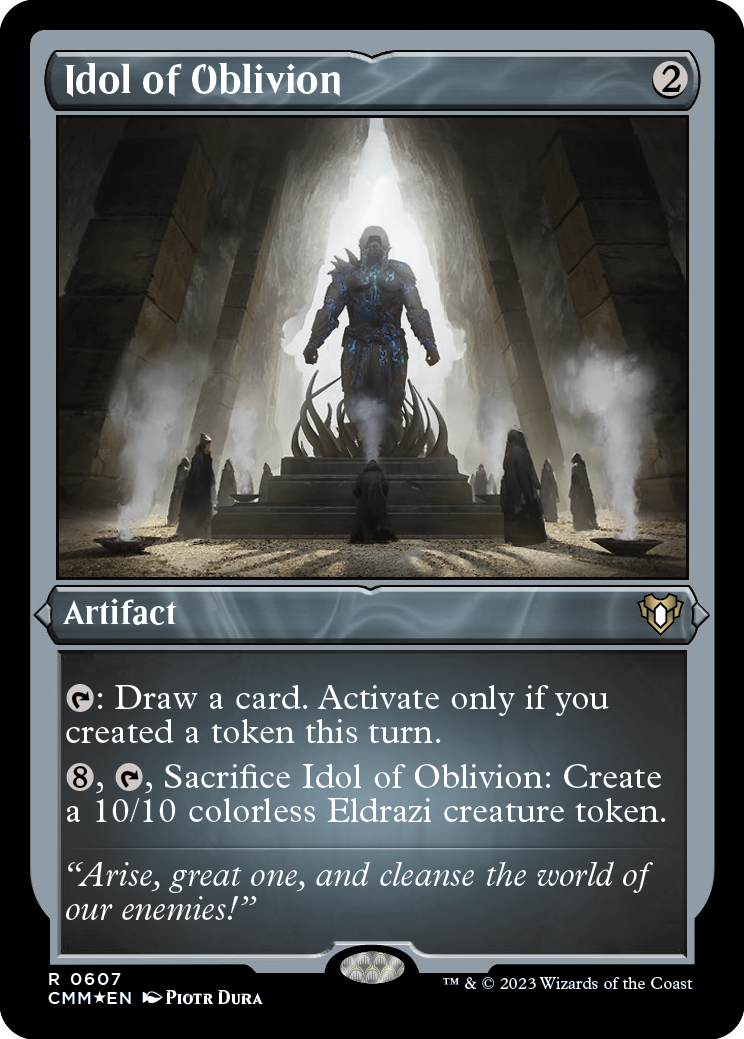 Idol of Oblivion (Foil Etched) [Commander Masters] | L.A. Mood Comics and Games