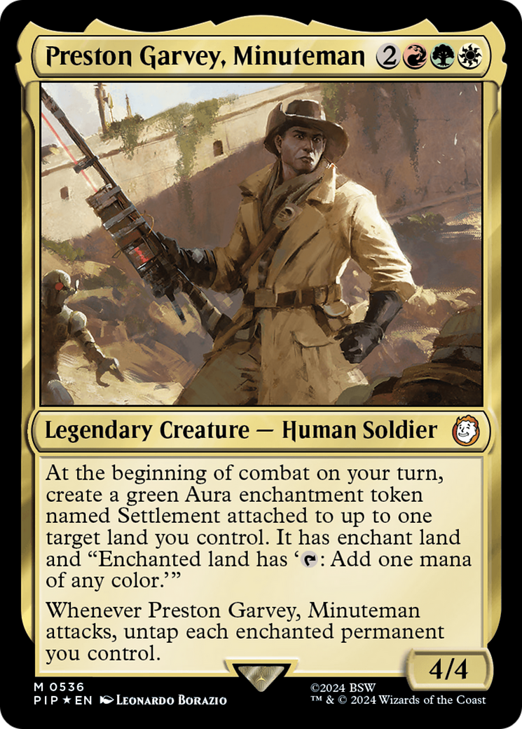 Preston Garvey, Minuteman (Surge Foil) [Fallout] | L.A. Mood Comics and Games
