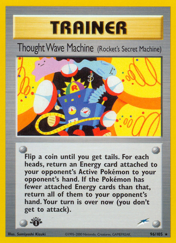 Thought Wave Machine (96/105) (Rocket's Secret Machine) [Neo Destiny 1st Edition] | L.A. Mood Comics and Games