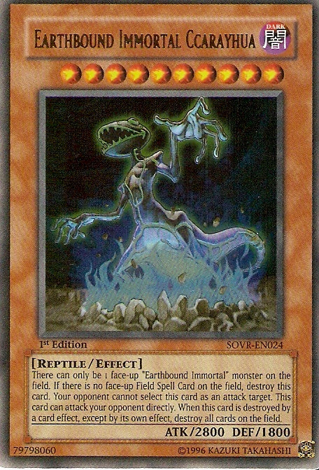Earthbound Immortal Ccarayhua [SOVR-EN024] Ultra Rare | L.A. Mood Comics and Games
