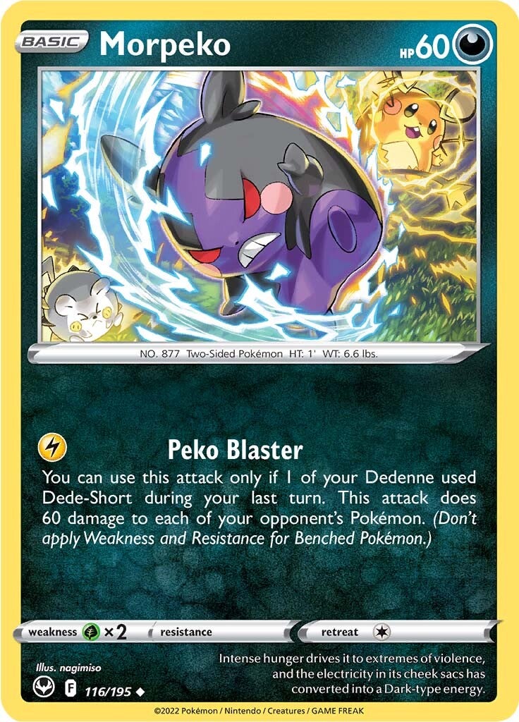 Morpeko (116/195) [Sword & Shield: Silver Tempest] | L.A. Mood Comics and Games